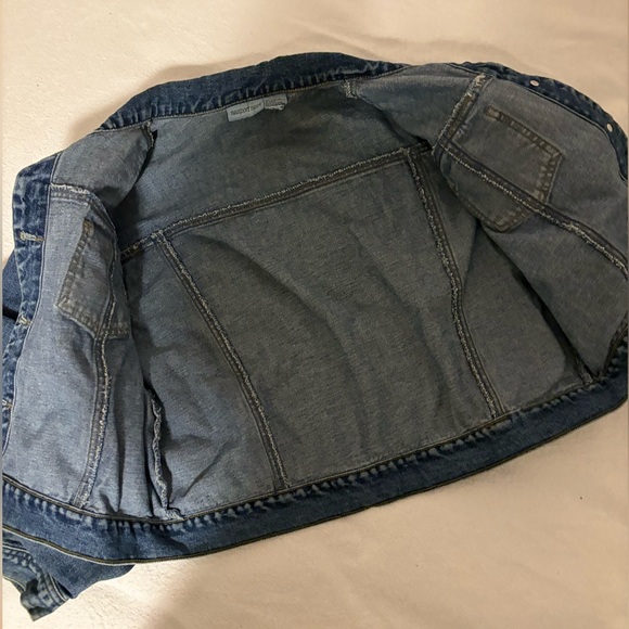 Studded Rhinestone Look Jean Jacket - Picture 5 of 7